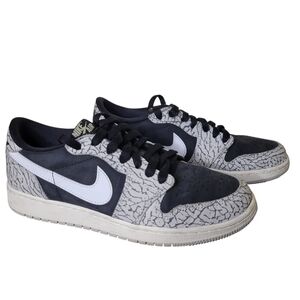 Nike Jordan 1 Retro Low OG GS Black Cement Air Jordan